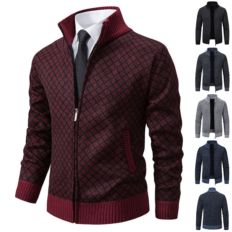 Thickened Plaid Print Jacketss