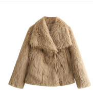 Women's Faux Fox Fur Coat