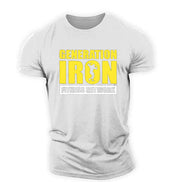 Fashion Personality Fitness Vest for Men – Casual Printed Gym T-Shirt