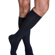 Sigvaris 220 Sea Island Cotton Compression Socks 20-30 mmHg Calf High for Men Closed Toe