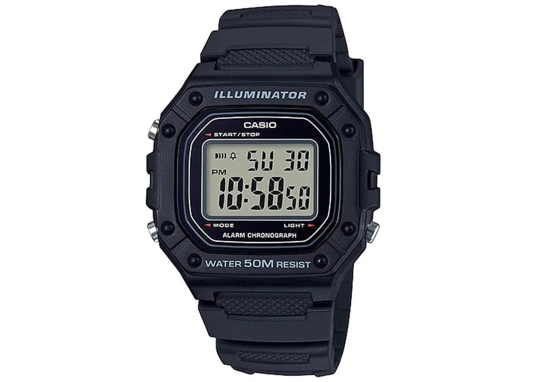Casio Men's W-218H-1AVCF Classic Digital Display Quartz Black Watch 🍁 All In One Marketplace Canada