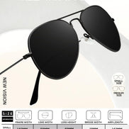 KALIYADI Classic Aviator Sunglasses for Men Women Driving Sun glasses Polarized Lens UV Blocking (3 Pack) 58mm 🍁 All In One Marketplace Canada
