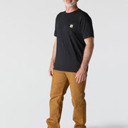 Carhartt Men's K87 Workwear Short Sleeve T-Shirt (Regular and Big & Tall Sizes), Black, Meduim 🍁 All In One Marketplace Canada