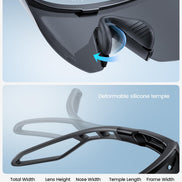 Lamicall Polarized Sports Sunglasses for Men Women, [24g Ultralight] [Adjustable Nose Pad] UV400 Protection Sun Glasses for Cycling Running Baseball Fishing Golf Beach Volleyball, Gifts for Mom Men 🍁 All In One Marketplace Canada