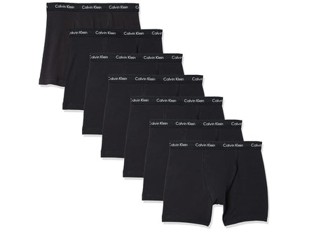 Calvin Klein Men's Cotton Stretch 7-Pack Boxer Brief, 7 Black, Large 🍁 All In One Marketplace Canada