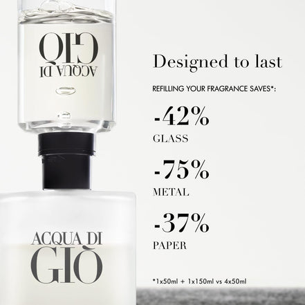 Armani beauty - Acqua di Gio - Eau de Toilette - Cologne for Men - Long Lasting Fragrance with Bergamot notes, Jasmine, White Musks, Patchouli & Cedarwood – 3.3 Fl Oz 🍁 All In One Marketplace Canada