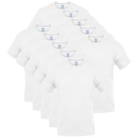 Gildan Men's Crew T-Shirts, Multipack, Style G1100, White (12-pack), Medium 🍁 All In One Marketplace Canada