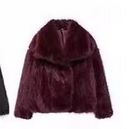 Women's Faux Fox Fur Coat
