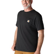 Carhartt Men's K87 Workwear Short Sleeve T-Shirt (Regular and Big & Tall Sizes), Black, 3XL (Reg) 🍁 All In One Marketplace Canada