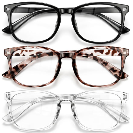 Gaoye Blue Light Blocking Glasses, Fashion Square Fake Nerd Eyewear Anti UV Ray Computer Gaming Eyeglasses Women/Men 🍁 All In One Marketplace Canada