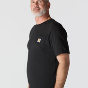 Carhartt Men's K87 Workwear Short Sleeve T-Shirt (Regular and Big & Tall Sizes), Black, 3XL (Reg) 🍁 All In One Marketplace Canada