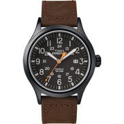 Timex Men's TW4B12500 Expedition Scout 40mm Brown/Black Leather Strap Watch 🍁 All In One Marketplace Canada