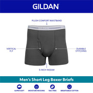 Gildan Men's Underwear Boxer Briefs, Multipack, Mixed Blue (5-Pack), X-Large 🍁 All In One Marketplace Canada