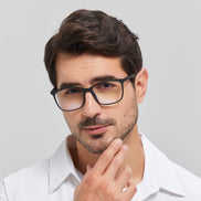 ANRRI Blue Light Blocking Glasses for Computer Use, Anti Eyestrain Lens Lightweight Frame Eyeglasses, Black, Men/Women 🍁 All In One Marketplace Canada