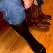 Dickies Men's Multi-Pack Dri-tech Moisture Control Boot-Length Socks, Black (6 Pairs), Shoe Size: 6-12 🍁 All In One Marketplace Canada