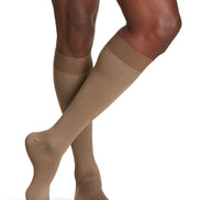 Sigvaris Men's Style Microfiber Calf with Grip-Top 20-30mmHg Men's Closed Toe