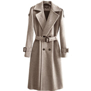 knee Herringbone Coat For Mens