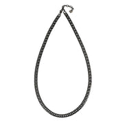 ABASI BLACK: Black Carbon Chunky Link Chain