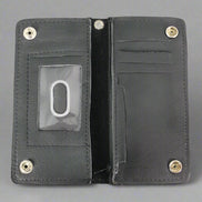 BOL Men's Chrome Plated Bifold Leather Wallet
