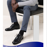 Sigvaris 220 Sea Island Cotton Compression Socks 20-30 mmHg Calf High for Men Closed Toe