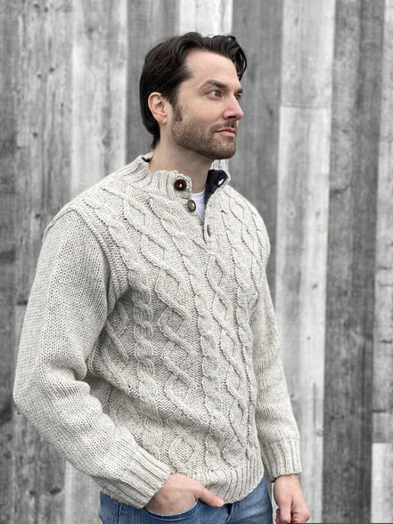 Lost Horizons Men's Connery Wool Sweaters Size Medium - Handmade in Nepal!