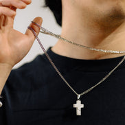 18K Men's Figaro Chain Necklace 3MM | Waterproof Jewelry