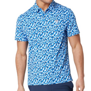Underwater Mosaic Print Polo   Style#OGKSF027