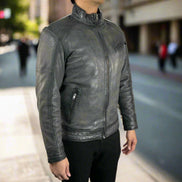 Men's Classic Sheep Leather Jacket