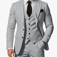 New Mens Three-piece Business Suit