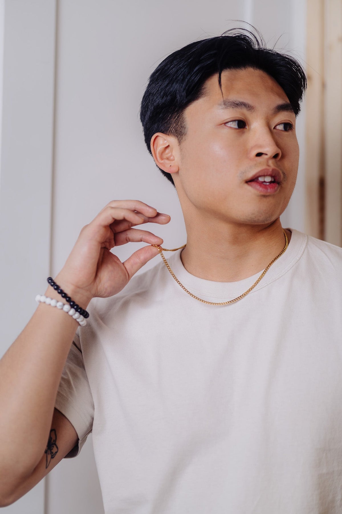 18K Men's Cuban Chain Necklace 3MM | Waterproof Jewelry