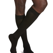 Sigvaris 190 Sea Island Cotton Compression Socks 15-20 mmHg Calf High for Men Closed Toe